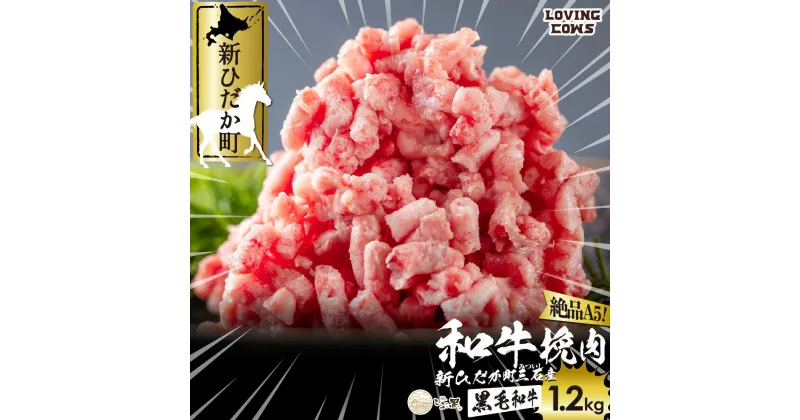 【ふるさと納税】 北海道産 黒毛和牛 こぶ黒 A5 和牛 ひき肉 計 1.2kg ( 400g × 3パック ) 霜降り 和牛 挽肉 ブランド牛 和牛 牛肉 ブランド 牛 肉 ビーフ 冷凍 北海道 新ひだか町 ＜LC＞