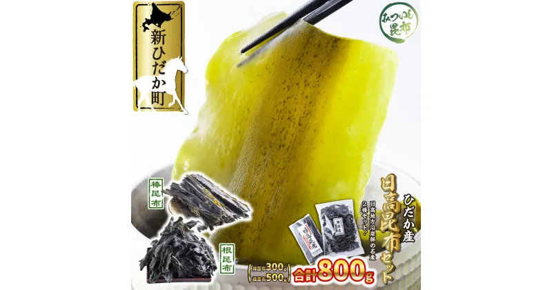 【ふるさと納税】 日高昆布 棒昆布 ＆ 根昆布 計 800g ( 300g ＋ 500g ) セット 昆布 みついし昆布 三石昆布 魚介 魚貝 海の幸 海鮮 海産物 お出し 出汁 だし 和風 おでん お鍋 味噌汁 うどん 吸い物 グルタミン酸 旨味 うま味 うまみ 常温 北海道 新ひだか町