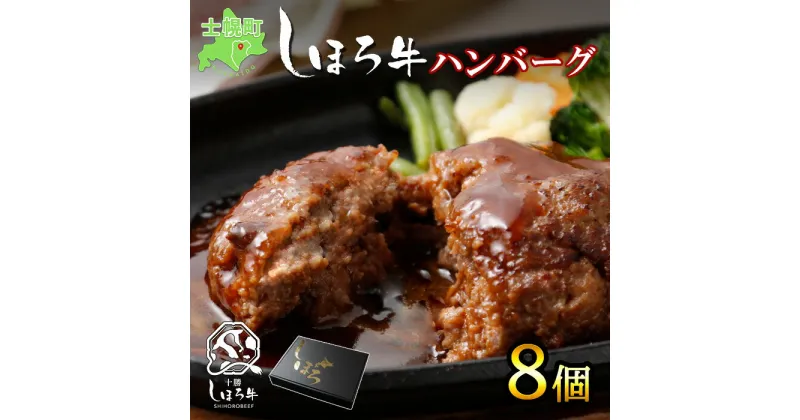 【ふるさと納税】ハンバーグ 北海道産 150g × 8個 牛肉 北海道 国産 しほろ牛 赤身肉 冷凍 大容量 自宅用 家族 お弁当 まとめ買い 詰め合わせ 詰合 ギフト 贈り物 お取り寄せ 送料無料 十勝 士幌町 13000円