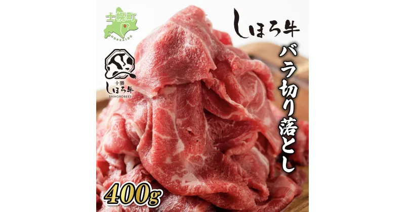 【ふるさと納税】牛肉 北海道 国産 牛 しほろ牛 切り落とし 400g すき焼き すきやき 焼肉 ギフト BBQ 赤身 北海道産 赤身肉 肉じゃが 牛丼 冷凍 大容量 自宅用 家族 贈り物 お取り寄せ 送料無料 十勝 士幌町 10000円