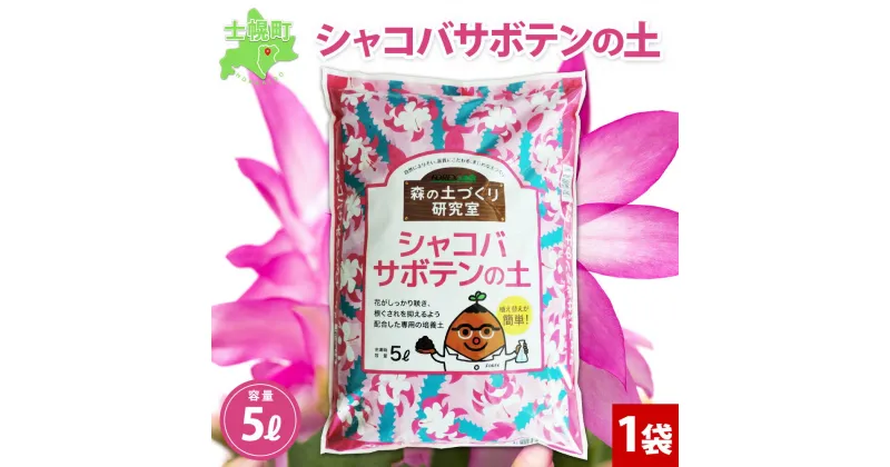 【ふるさと納税】北海道 シャコバサボテンの土 5L 1袋 土 培養土 シャコバサボテン サボテン 蝦蛄葉仙人掌 多肉植物 植物 鉢花 ガーデニング ガーデン 園芸 鉢植え 土づくり 植え替え 葉摘み さし芽 趣味 グリーン 品質管理 安心 初心者 送料無料 十勝 士幌町 6000円
