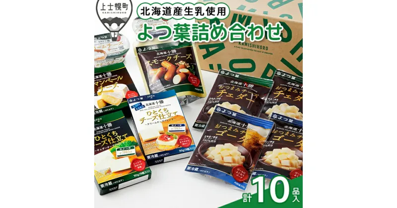 【ふるさと納税】北海道よつ葉 チーズの詰め合わせ 計10品 ギフト ※オンライン申請対応