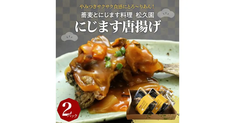 【ふるさと納税】にじます から揚げ 2パック （1パック2匹入） 特製 カレー風味 タレ付き おかず おつまみ 唐揚げ 川 魚 虹鱒 ニジマス 老舗 松久園 北海道十勝 芽室町