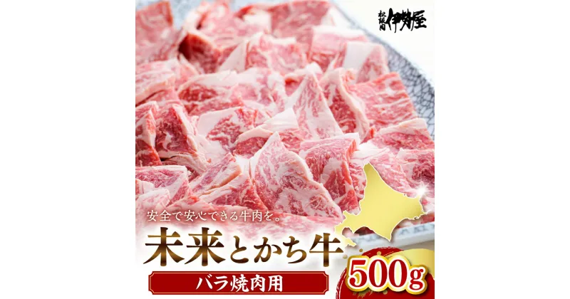 【ふるさと納税】未来とかち牛 バラ 焼肉 500g 牛肉 肉 お肉 国産 国産牛 北海道産 人気 送料無料 北海道 十勝 芽室町