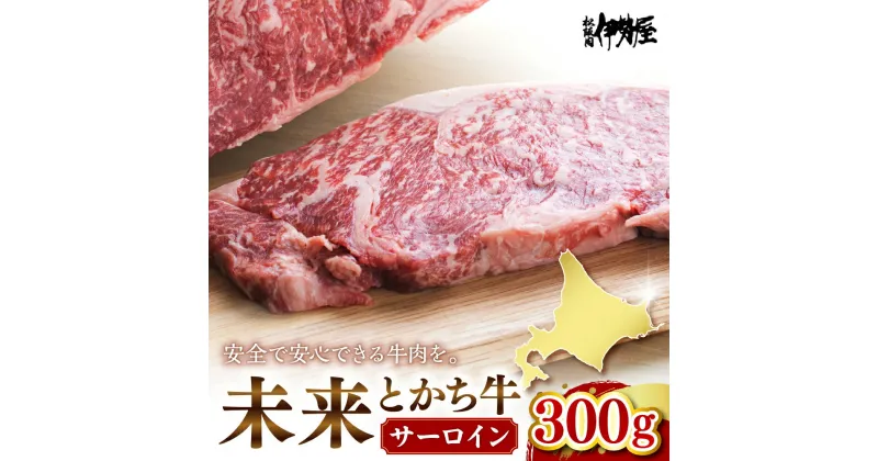 【ふるさと納税】未来とかち 牛 サーロイン 300g 牛肉 肉 お肉 国産 国産牛 北海道産 人気 送料無料 北海道 十勝 芽室町