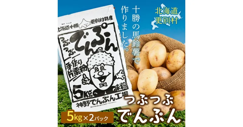 【ふるさと納税】北海道十勝更別村「つぶつぶでんぷん5kg」×2パック F21P-422