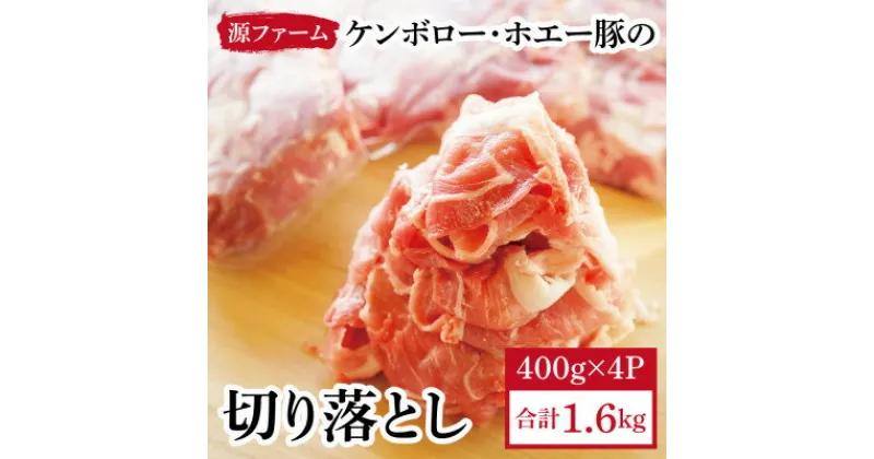 【ふるさと納税】ケンボロー・ホエー豚 切り落とし1.6kgセット【CT-021】【配送不可地域：離島】【1396958】