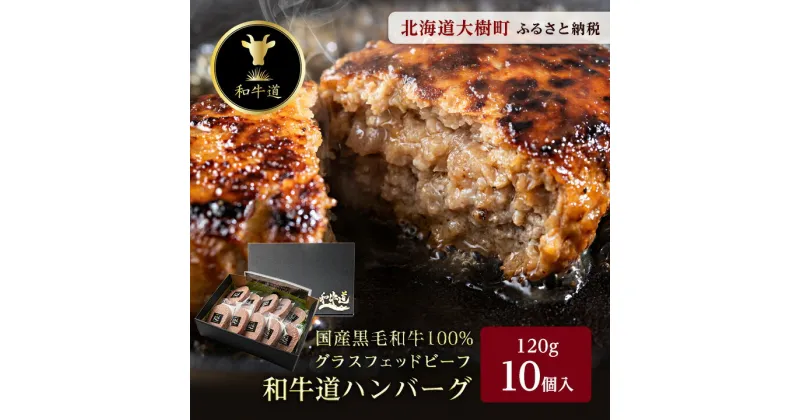 【ふるさと納税】和牛道ハンバーグ120g×10食セット【配送不可地域：離島】【1439972】