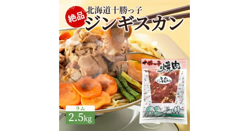 【ふるさと納税】絶品！北海道十勝っ子ジンギスカン2.5kg ［ラム］　【お肉・肉の加工品・羊肉】