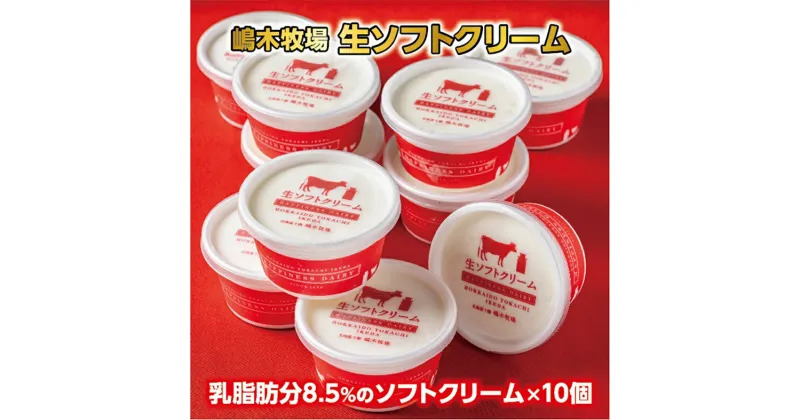 【ふるさと納税】北海道 牧場の生ソフトクリーム＜120ml×10個＞ ギフト おすすめ 人気 アイス 高評価 デザート スイーツ 送料無料 詰合せ