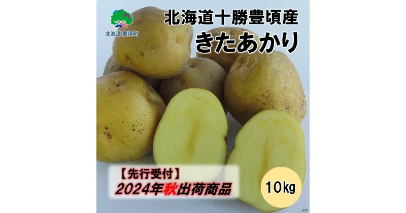 【ふるさと納税】【 2024年 秋出荷 （先行予約商品）】北海道十勝豊頃産 きたあかり 10kg［安田農場］” 北海道 十勝 豊頃町 ” 先行予約 予約 特産 農家直送 数量限定 送料無料 じゃがいも ジャガイモ いも 北あかり ホクホク ほくほく 甘い 野菜