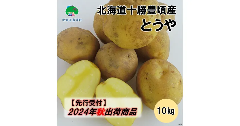 【ふるさと納税】【2024年秋出荷（先行予約商品）】北海道十勝豊頃産 とうや 10kg［安田農場］” 北海道 十勝 豊頃町 ” 先行予約 予約 特産 農家直送 数量限定 送料無料 じゃがいも いも 芋 ホクホク ほくほく 甘い 野菜