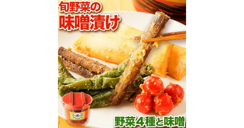 【ふるさと納税】北海道十勝 醗酵食品「樽仕込み 旬野菜の味噌漬け」渋谷醸造株式会社 《60日以内に出荷予定(土日祝除く)》 北海道 本別町 旬 野菜 味噌づけ 発酵 送料無料