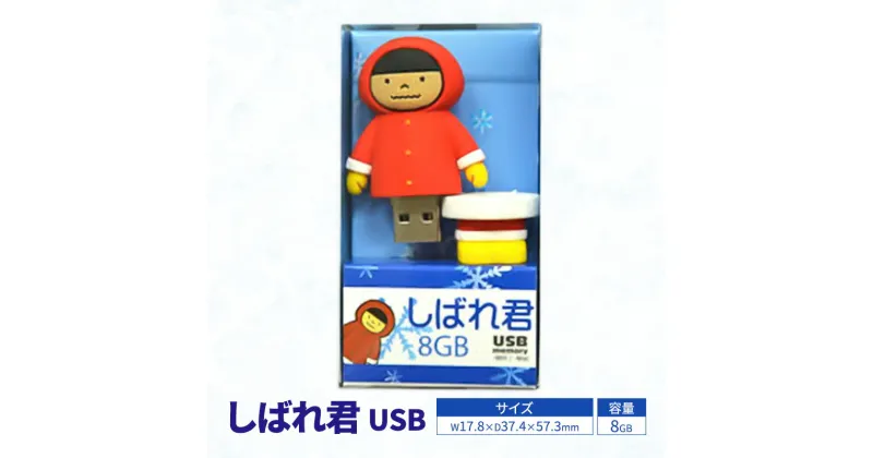 【ふるさと納税】しばれ君USB　雑貨・日用品・文房具