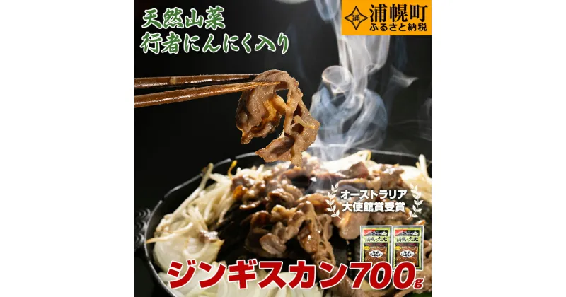 【ふるさと納税】味噌ラムジンギスカン(味噌350g×2)「浦幌の大地」北海道十勝