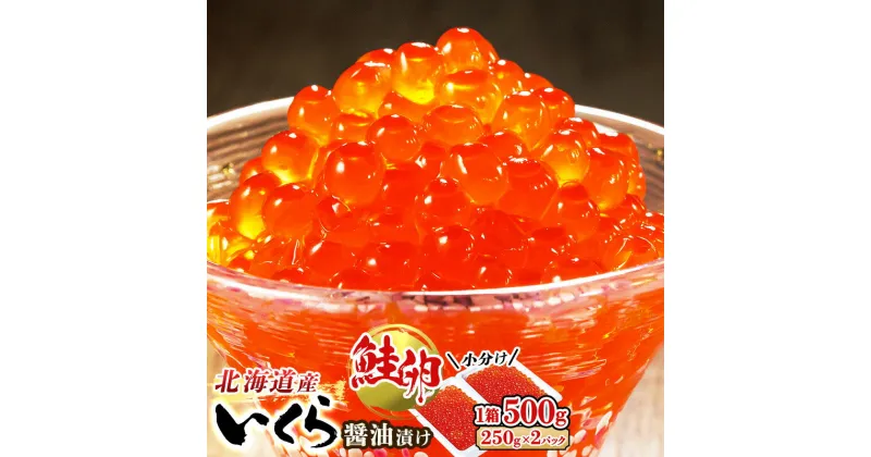 【ふるさと納税】 いくら醤油漬け 250g ×2パック 【内容量 & 発送時期が選べる】 小分け 北海道 鮭卵 人気の 訳あり!! すぐ 届く 定期便 定期 500g ワンストップ特例制度 オンライン申請 20000円 20,000円 二万円 2万円 釧路町 釧路超 特産品