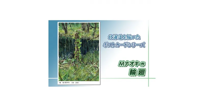 【ふるさと納税】北海道 絵葉書（ハガキ） 贈呈用 輪廻【 楽天スーパーセール お買い物マラソン／かいまわり ポイント アート アーティスト 絵画 1000円 北海道 釧路町 】 ワンストップ特例制度 オンライン 釧路町 釧路超 特産品