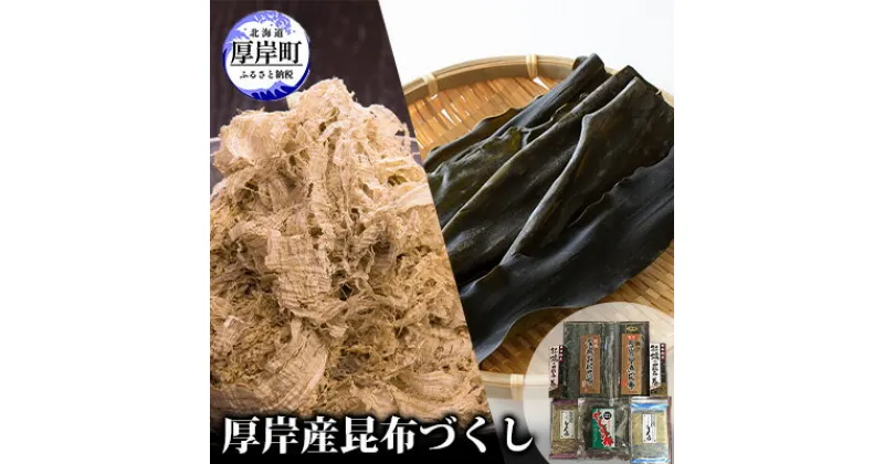 【ふるさと納税】【瀬川食品】厚岸産昆布づくし　加工品・こんぶ・魚介類