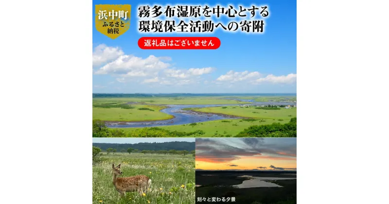 【ふるさと納税】霧多布湿原を中心とする環境保全活動への寄附 10,000円 寄附 支援 寄付のみ 返礼品無し 寄付金 霧多布湿原 国定公園 花の湿原 景観保全 動植物の保全 湿原を再生 環境 保全 活動 調査研究事業 地元 町内 NPO法人 ナショナルトラスト 北海道 浜中町