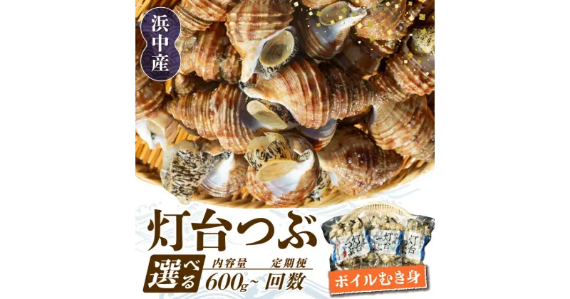 【ふるさと納税】【容量と回数が選べる】北海道 つぶ貝 灯台つぶ 定期便 ボイル むき身 国産 浜中町産 魚貝 魚介 食品 新鮮 真空 冷凍 小分け 食べきりサイズ 海産物 海鮮 簡単調理 炊き込みご飯 おつまみ 晩酌 刺身 煮つけ から揚げ カレー お取り寄せ グルメ 人気 送料無料