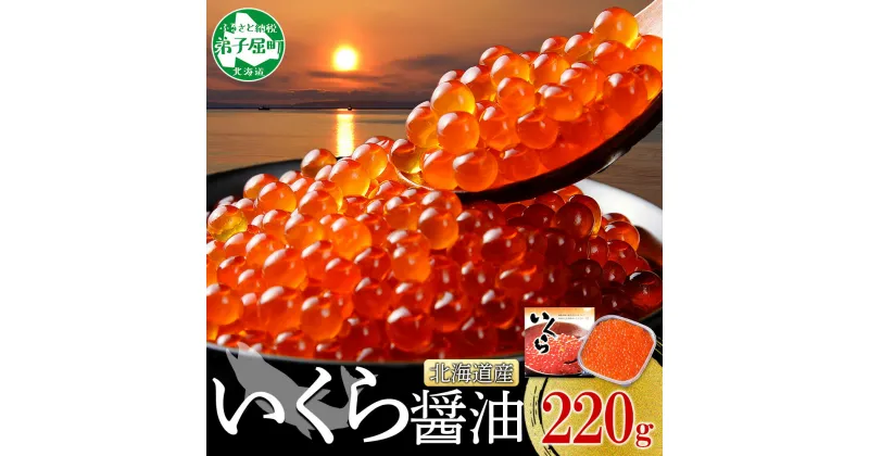 【ふるさと納税】2992.いくら醤油漬け 220g いくら醤油 イクラ しょうゆ漬け いくら イクラ 醤油 海鮮 魚介 いくら丼 鮭 魚卵 贈答 ギフト 送料無料 北海道 弟子屈町