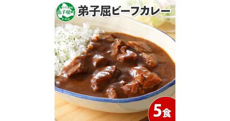 【ふるさと納税】 470. ビーフカレー 5個 セット 中辛 牛肉 業務用 レトルトカレー レトルト食品 野菜 備蓄 まとめ買い 10000円 北海道 弟子屈町