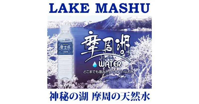 【ふるさと納税】1151. 摩周湖の天然水（非加熱製法） 500ml×24本 硬度 18.1mg/L ミネラルウォーター 飲料水 軟水 非加熱 弱アルカリ性 湧水 湧き水 お水 ナチュラル ペットボトル 阿寒摩周湖国立公園 国産 屈斜路湖 6000円 北海道 弟子屈町