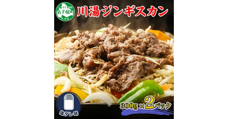 【ふるさと納税】2525. ジンギスカン 塩ダレ 300g 2パック 羊肉 焼肉 味付け肉 BBQ バーベキュー お取り寄せ 冷凍 郷土料理 プレゼント 贈り物 gift 送料無料 14000円 北海道 弟子屈町