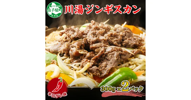 【ふるさと納税】2526. ジンギスカン 辛口タレ 味付き 300g 2パック 羊肉 焼肉 味付け肉 BBQ バーベキュー 弟子屈 お取り寄せ 冷凍 郷土料理 プレゼント 贈り物 gift 送料無料 14000円 北海道 弟子屈町