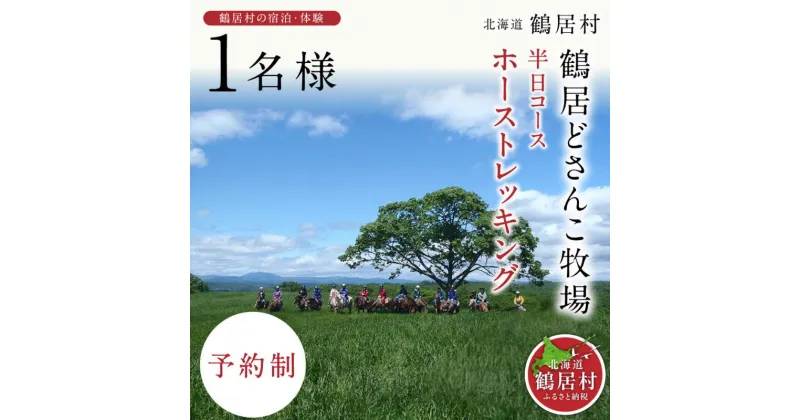 【ふるさと納税】 北海道 鶴居村 どさんこ牧場 ホーストレッキング 半日コース 1名様 観光 トラベル ホテル 旅行 宿泊 アクティビティ