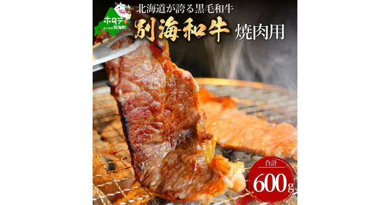 【ふるさと納税】高評価☆5.00 肉 焼肉 の季節！ 黒毛和牛 「 別海和牛 」 焼肉用 600g 小分け 300g×2P（ ふるさと納税 肉 ふるさと納税 牛肉 焼肉 ふるさと納税 黒毛和牛 ふるさと納税 和牛 ふるさと納税 焼肉 ふるさと納税 牛 焼肉 牛肉 赤身 焼き肉 焼き肉用 送料無料 ）