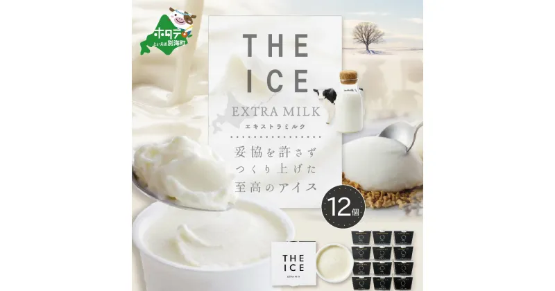 【ふるさと納税】【THE ICE】エキストラミルク 12個セット 発送時期が選べる （J FARM AMUSE 株式会社）