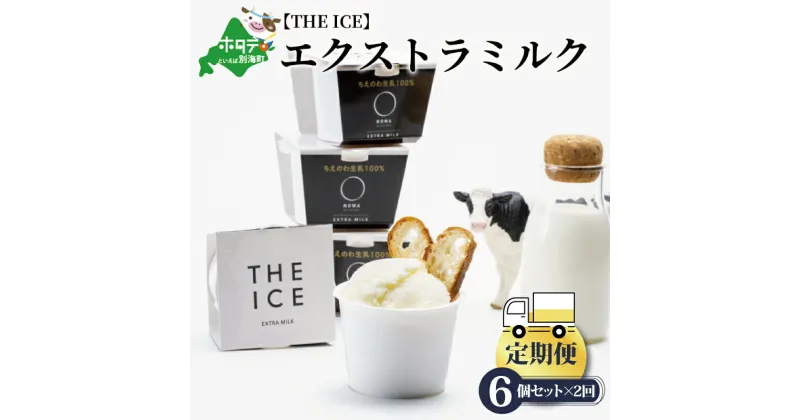 【ふるさと納税】【毎月定期便】【THE ICE】エキストラミルク6個×2ヵ月定期便（J FARM AMUSE 株式会社）