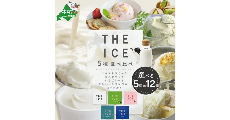 【ふるさと納税】THE ICE 5種食べ比べ セット 選べる内容量 5個 12個