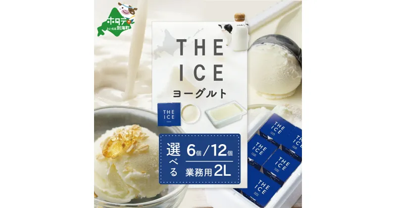 【ふるさと納税】THE ICE YOGURT ヨーグルト ジェラート 選べる内容量 100ml× 6個 12個 2L×1個