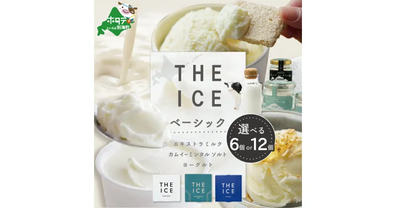 【ふるさと納税】THE ICE ベーシック セット 選べる内容量 6個 12個 北海道別海町