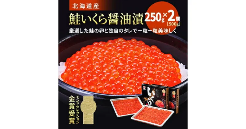 【ふるさと納税】北海道産　いくら醤油漬　500g(250g×2)【配送不可地域：離島】【1377514】