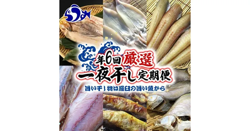 【ふるさと納税】年6回　羅臼直送　旨い干し物は羅臼の旨い魚から　厳選一夜干し定期便 生産者 支援 応援