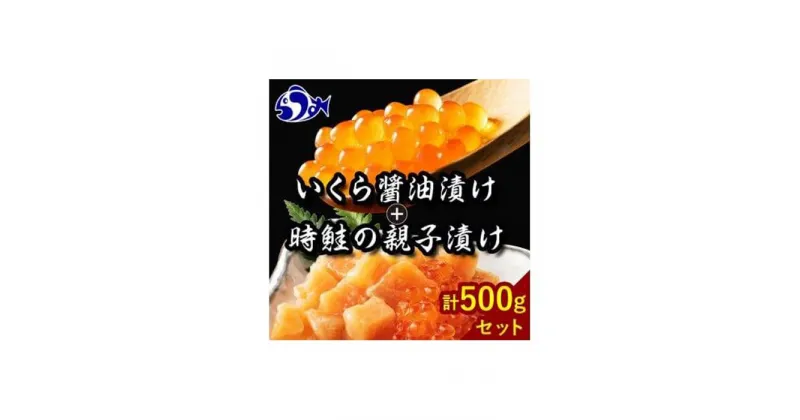 【ふるさと納税】北海道 知床羅臼産 時鮭（ときしらず）の親子漬け・醤油いくらセット（計500g） 生産者 支援 応援