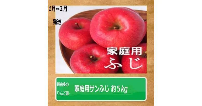 【ふるさと納税】りんご 【1～2月発送】【訳あり】家庭用 サンふじ 約5kg 糖度13度以上（糖度証明書付き）【 弘前市産 青森りんご 】　 果物類 フルーツ スイーツ こだわり 甘い ジューシー 香り 高糖度 美味しい 　お届け：2025年1月10日～2025年2月28日