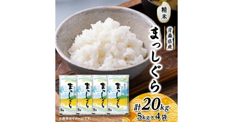 【ふるさと納税】まっしぐら　精米5kg×4袋【配送不可地域：離島・沖縄県】【1135489】