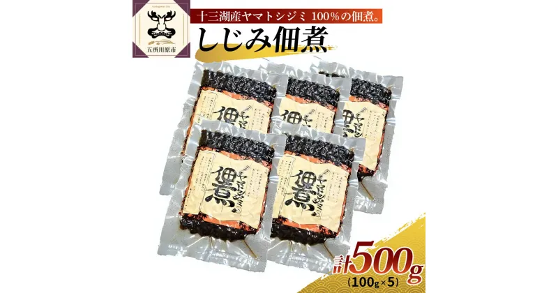 【ふるさと納税】十三湖産 しじみ 佃煮 500g (100g×5) 国産 【 魚介類 魚貝類 貝 国産 青森 シジミ 】