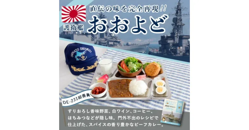 【ふるさと納税】大湊海自カレー「護衛艦おおよどカレー」レトルト　200g×4【1071683】