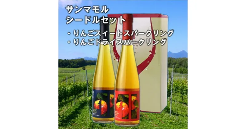 【ふるさと納税】サンマモルワイナリー　シードルセット　500ml×2本【配送不可地域：離島】【1268036】