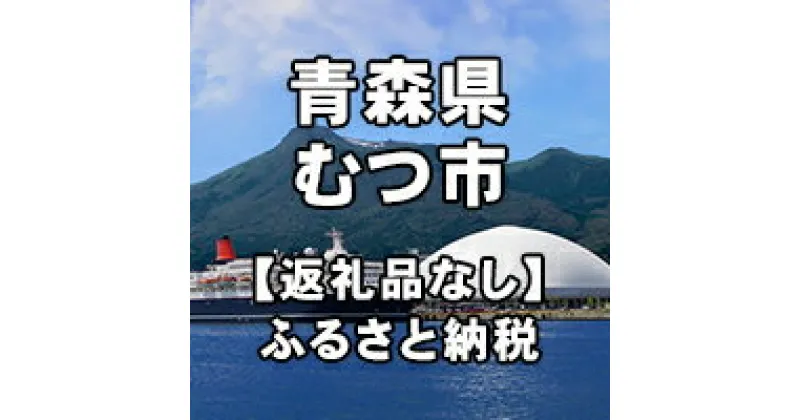 【ふるさと納税】青森県むつ市への寄付（返礼品はありません）