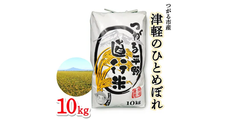 【ふるさと納税】令和6年産 新米 つがる市産「津軽のひとめぼれ」10kg｜2024年産 青森県 津軽 お米 白米 ひとめぼれ [0723]