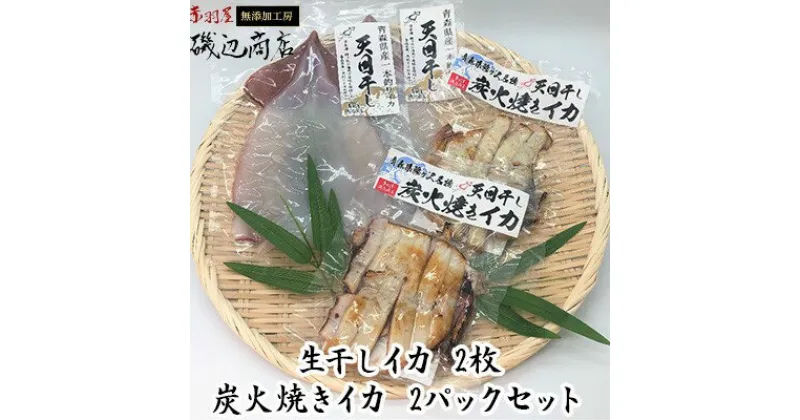 【ふるさと納税】イカ 干物 生干しイカ 2枚(1枚約200g×2枚） 炭火焼きイカ 2パック 詰め合わせ セット 青森 いか するめ スルメ スルメイカ 国産 海鮮 魚介類 魚介 海産物 惣菜 青森県 ※ ご入金確認後 3ヶ月以内の発送になります。　 青森県鰺ヶ沢町