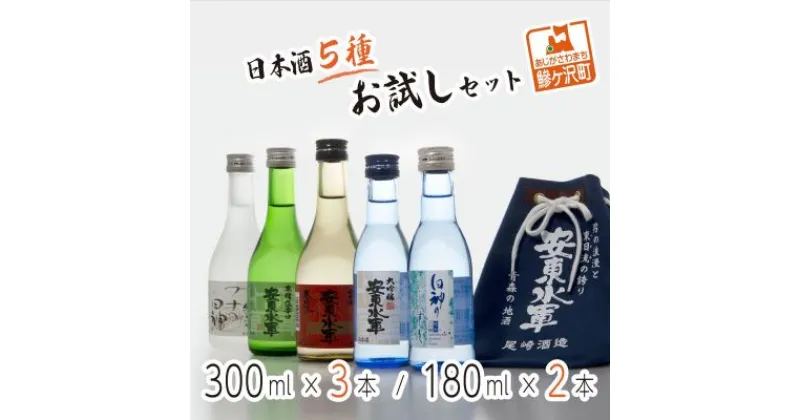 【ふるさと納税】日本酒5種お試しセット　お酒・日本酒・大吟醸酒・純米酒・本醸造酒