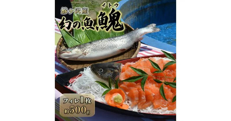 【ふるさと納税】鰺ヶ沢産「幻の魚イトウ」フィレ1枚 約500g　魚貝類・川魚