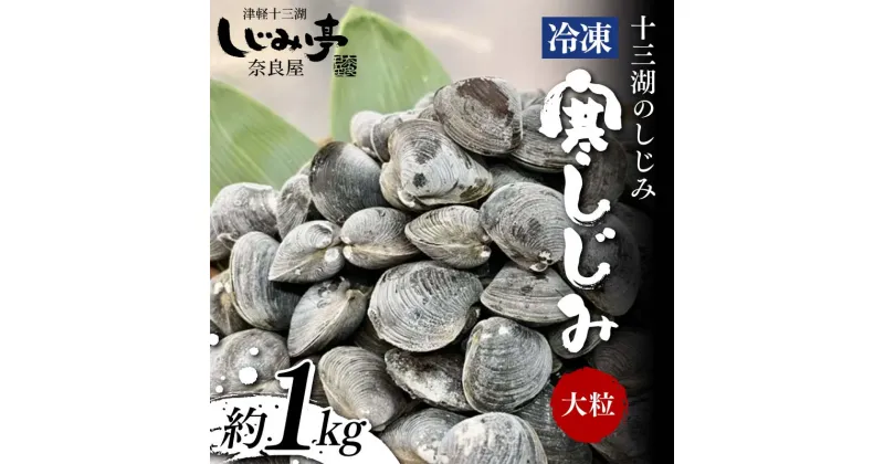 【ふるさと納税】 十三湖のしじみ 冷凍 寒しじみ 大粒 約1kg 【奈良屋】 蜆 シジミ 魚貝類 貝 オルニチン 十三 F6N-163